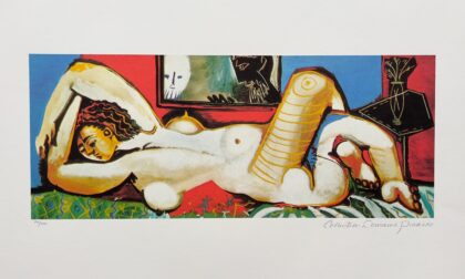 Pablo Picasso NUDE LYING DOWN Estate Signed Limited Edition Giclee Art 20 x 26