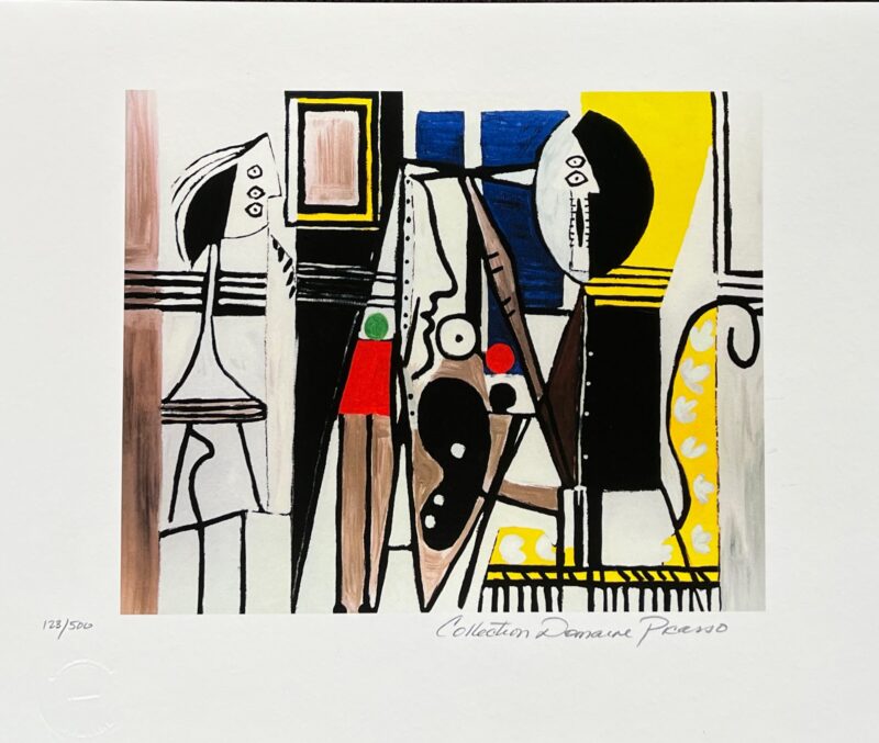 45 Pablo Picasso PAINTER IN THE STUDIO Estate Signed Limited Edition Giclee