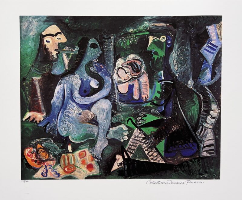 Pablo Picasso PICNIC GROUP Estate Signed Limited Edition Giclee 20 x 26