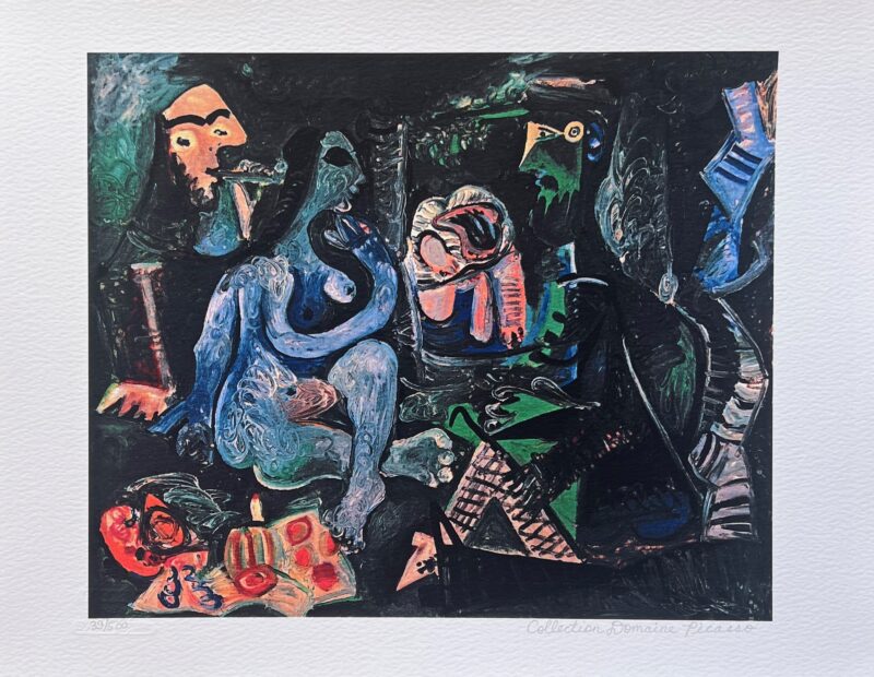 Pablo Picasso PICNIC GROUP Estate Signed Limited Edition Giclee 12" x 16"