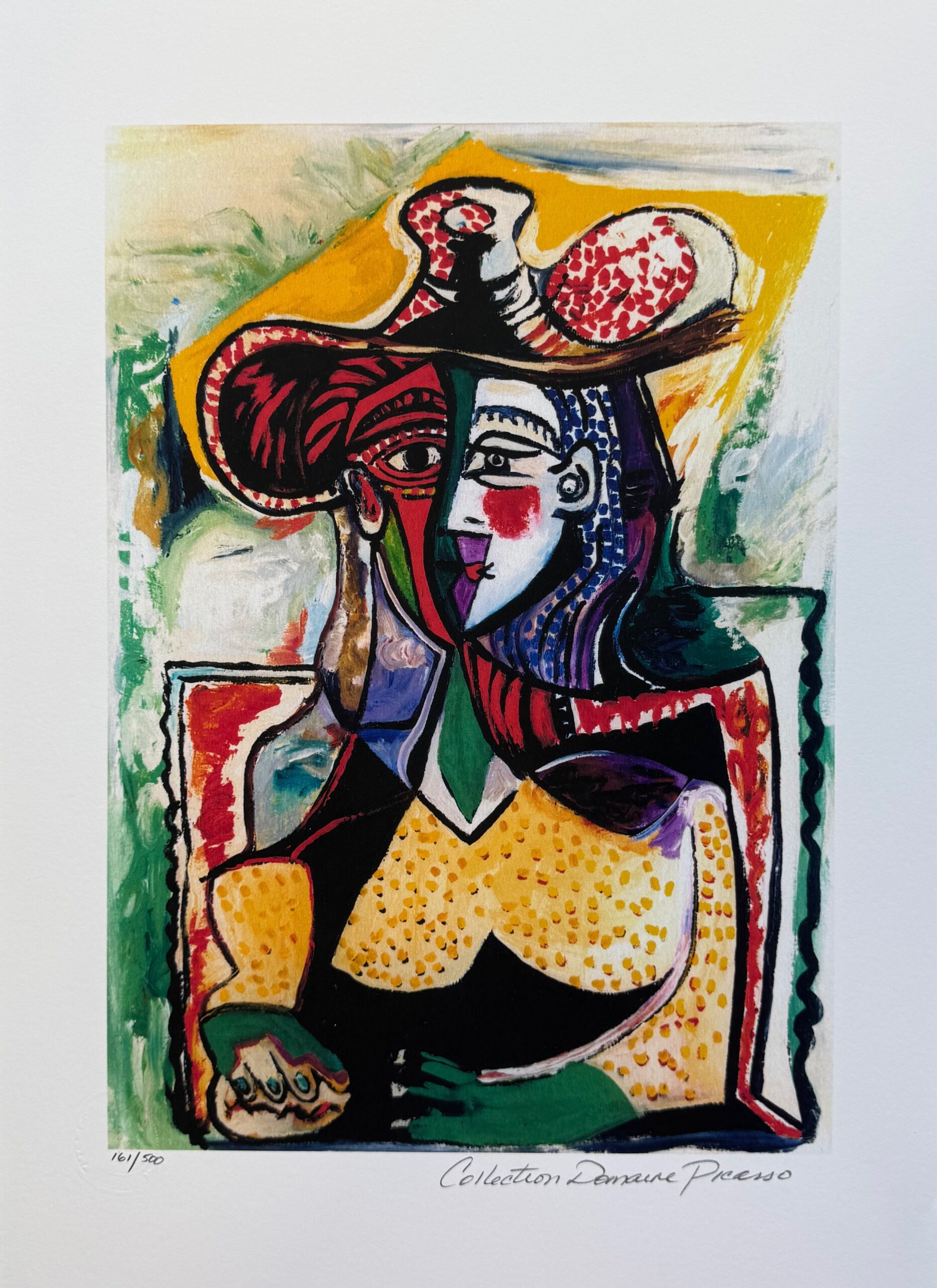 Pablo Picasso PORTRAIT OF A WOMAN Estate Signed & Numbered Giclee Art 20 x 13