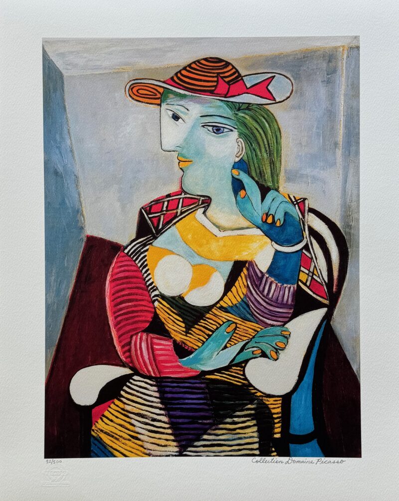 Pablo Picasso PORTRAIT OF MARIE THERESE WALTER Estate Signed Giclee Art 26x20