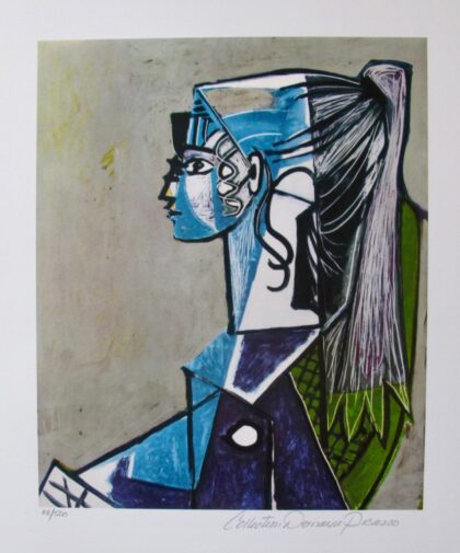 #10 PORTRAIT OF SYLVETTE DAVID Pablo Picasso Estate Signed Giclee