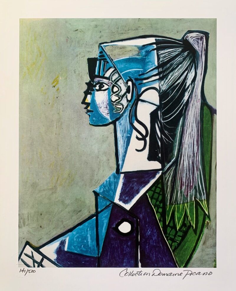 Pablo Picasso PORTRAIT OF SYLVETTE DAVID Estate Signed Limited Edition Small Giclee