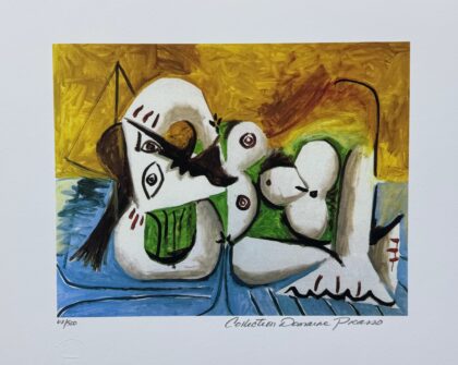 Pablo Picasso RECLINING NUDE Estate Signed Limited Edition Giclee Art 13 x 20