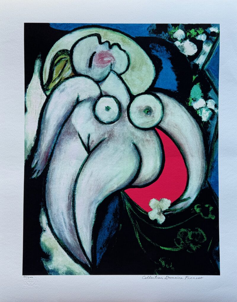 #68 RECLINING NUDE Pablo Picasso Estate Signed Giclee