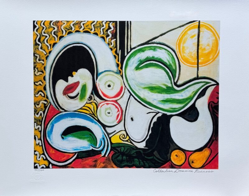 Pablo Picasso RECLINING NUDE IN SUN Giclee Estate Signed Numbered Art 26 x 20