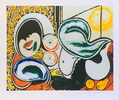 #66 RECLINING NUDE WITH SUN Pablo Picasso Estate Signed Giclee