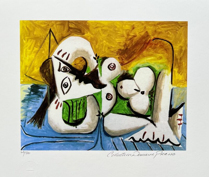 Pablo Picasso RECLINING NUDE Estate Signed Limited Edition Giclee 20" x 13"