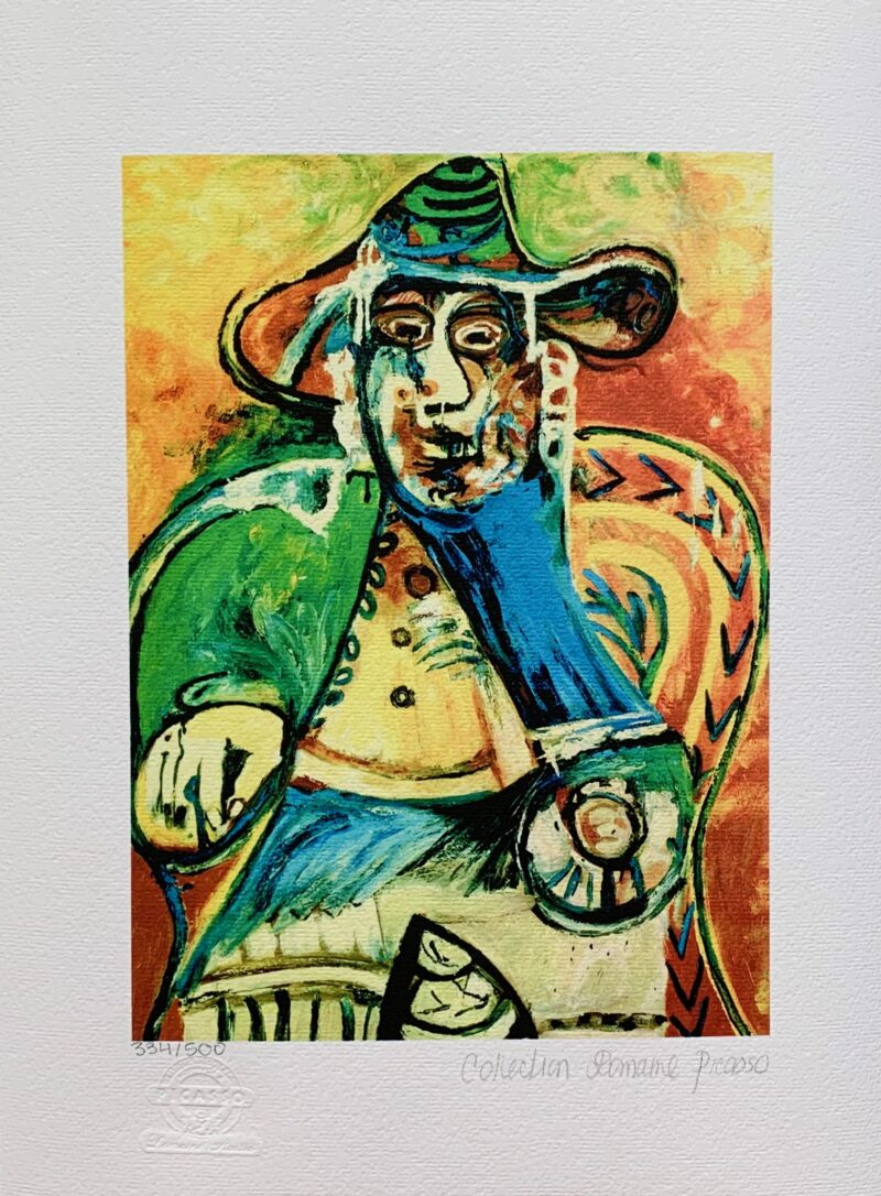 Pablo Picasso SEATED OLD MAN Estate Signed Limited Edition Small Giclee