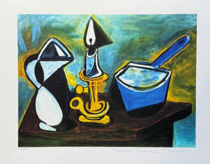 Pablo Picasso STILL LIFE WITH CANDLE Estate Signed Limited Edition Giclee 13x20