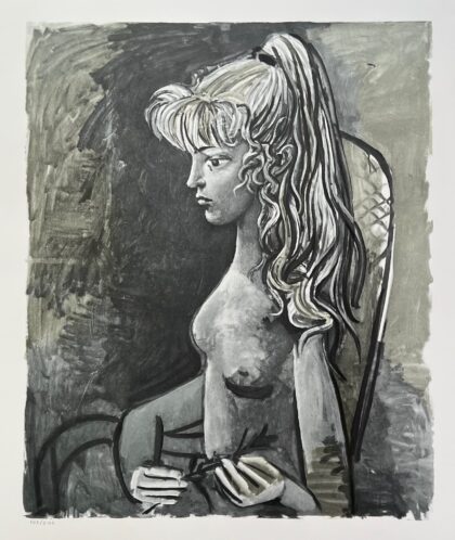 Pablo Picasso SYLVETTE AU FAUTEUIL 1980 Limited Edition Lithograph