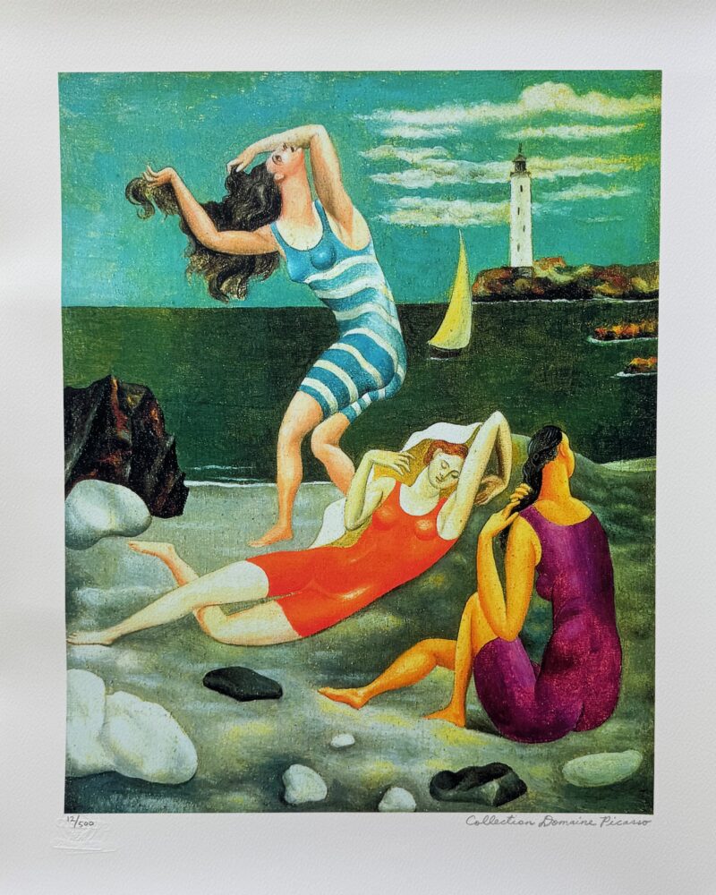 #082 THE BATHERS Pablo Picasso Estate Signed Giclee