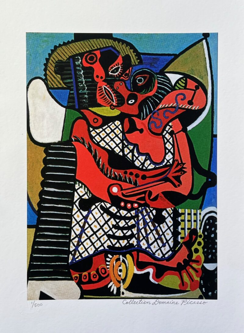 Pablo Picasso THE EMBRACE Estate Signed Limited Edition Giclee 20" x 13"