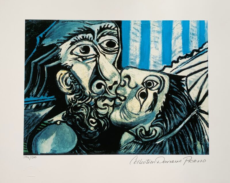 Pablo Picasso The KISS Estate Signed Limited Edition Medium Giclee