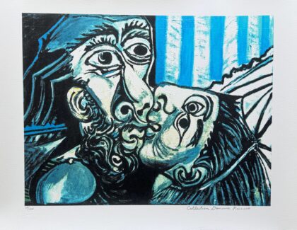 #08 THE KISS Pablo Picasso Estate Signed Giclee