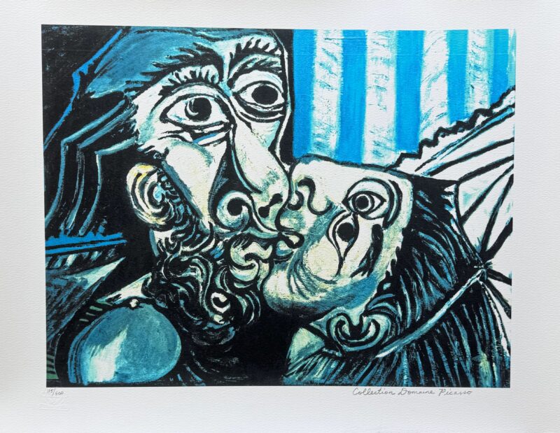 #08 THE KISS Pablo Picasso Estate Signed Giclee