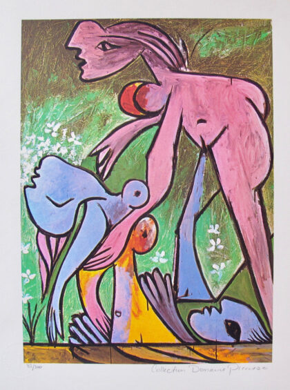 #62 THE RESCUE Pablo Picasso Estate Signed Giclee