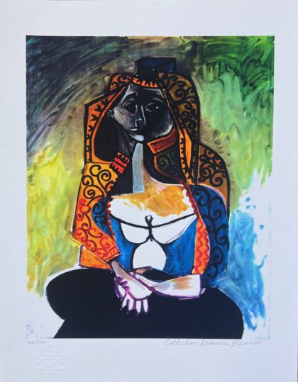 Pablo Picasso TURKISH SHAWL Estate Signed & Numbered Giclee Art 16 x 12