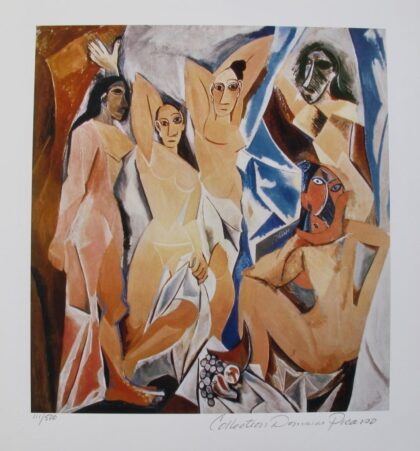 Pablo Picasso WOMEN OF AVIGNON Estate Signed Limited Edition Small Giclee