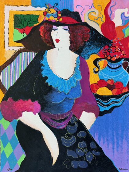 Patricia Govezensky AMANDA Hand Signed Limited Edition Deluxe Serigraph