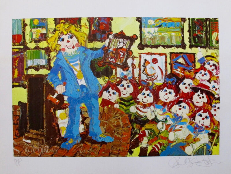 Paul Blaine Henrie "THE AUCTIONEER" Limited Edition Art Raggedy Ann & Andy