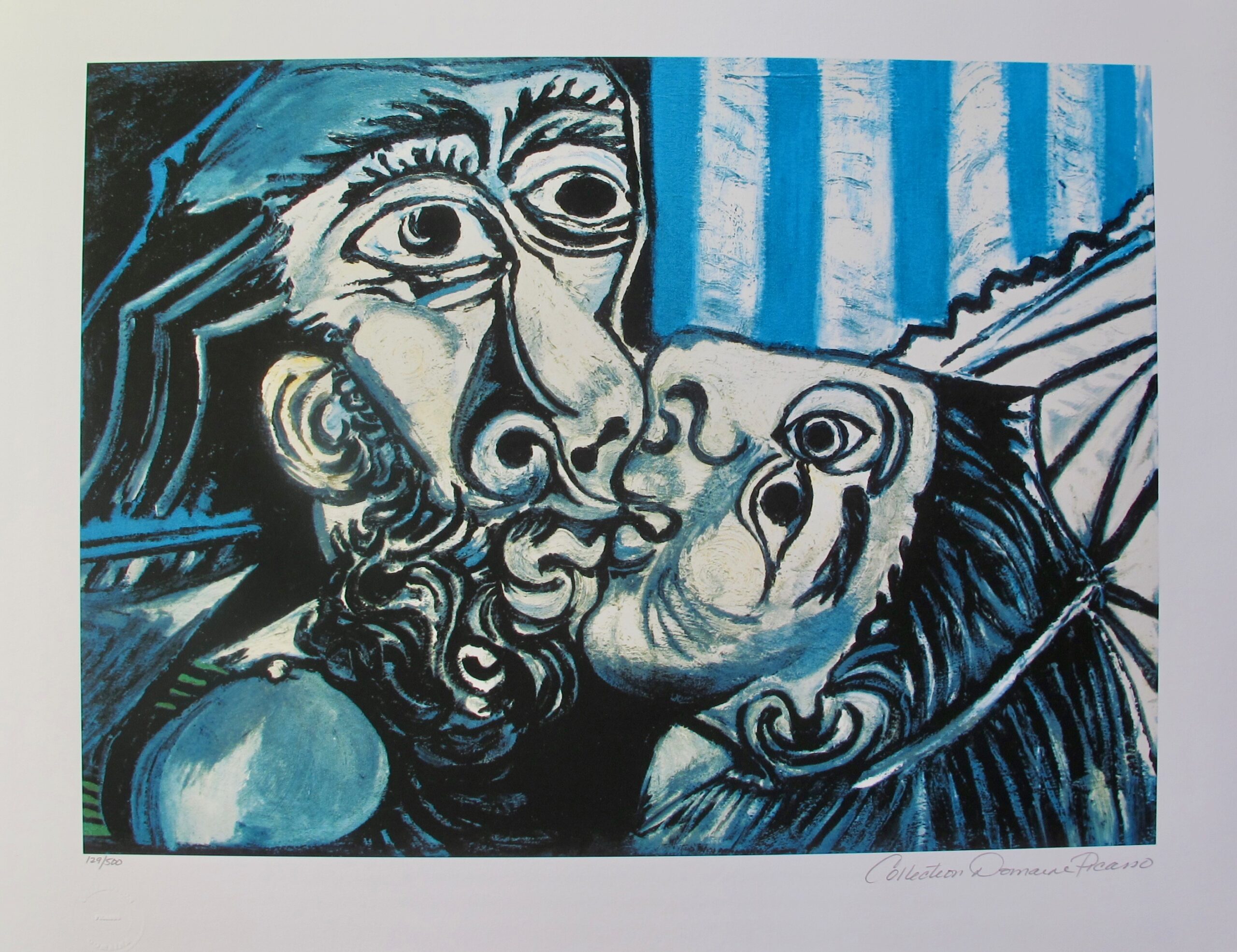 #08 THE KISS Pablo Picasso Estate Signed Giclee