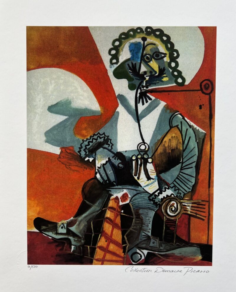 Pablo Picasso BUCKLED SHOE MAN Estate Signed Limited Edition Giclee 20" x 13"