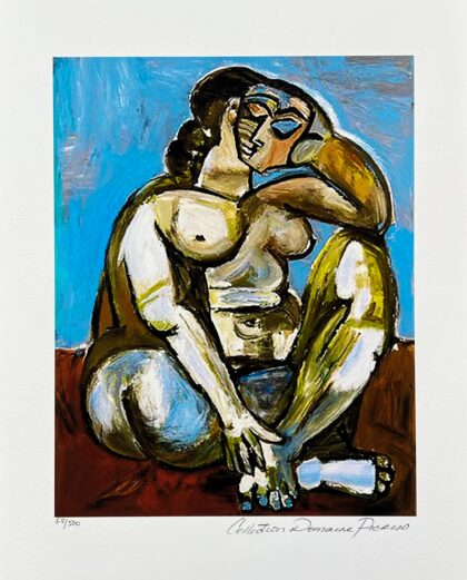 Picasso Seated Nude giclee 20 x 13