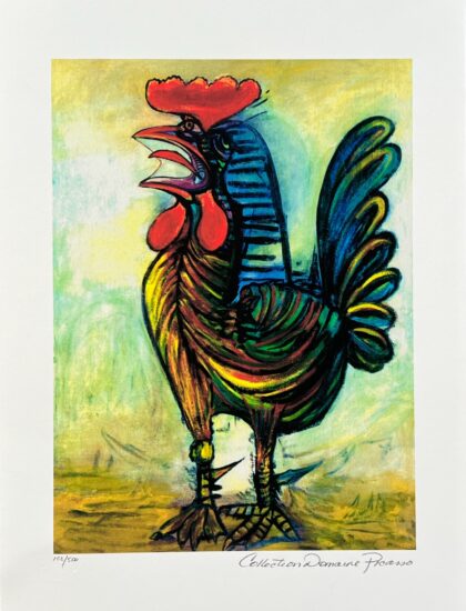 #49 Pablo Picasso THE ROOSTER Estate Signed Limited Edition Giclee