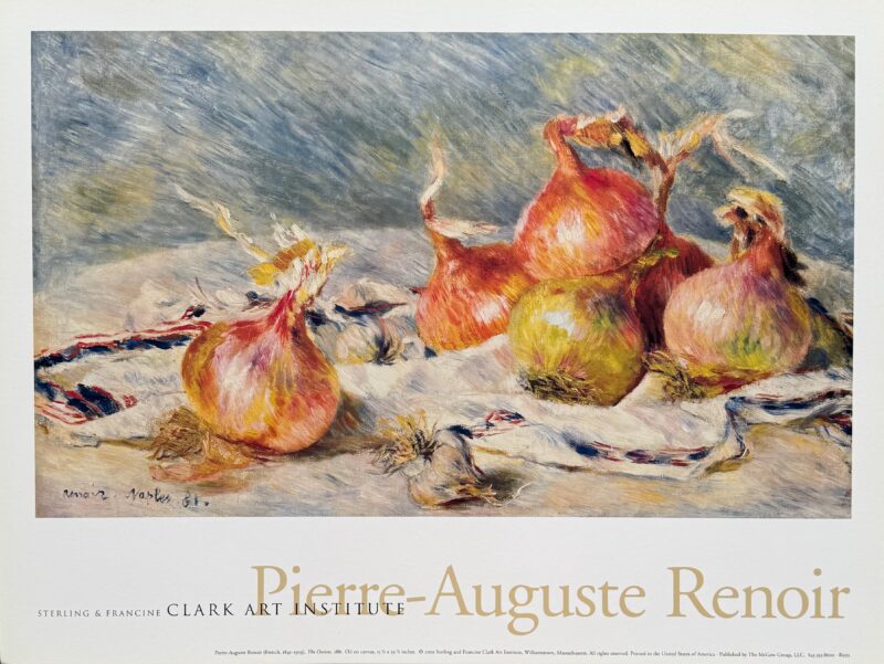 Pierre Auguste Renoir THE ONIONS Plate Signed Lithograph