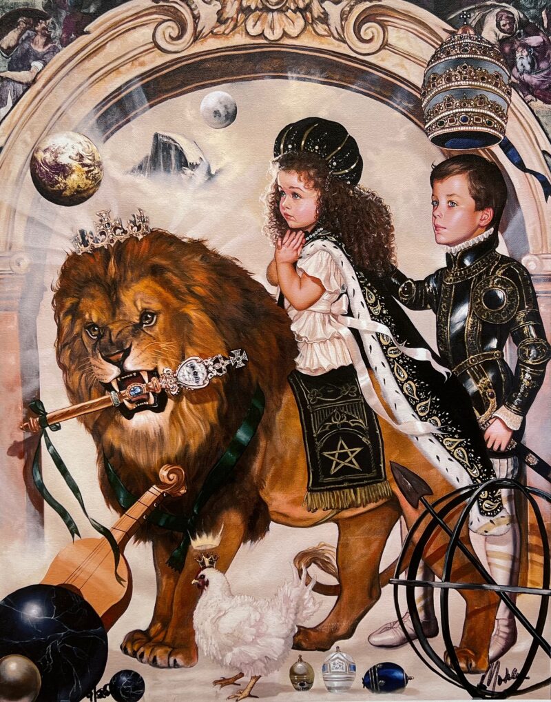 Ralph Wolfe Cowan THE ROYAL CHILDREN Limited Edition Giclee on Canvas