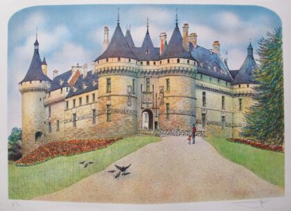 ROLF RAFFLEWSKI CHATEAU Hand Signed Limited Edition Lithograph