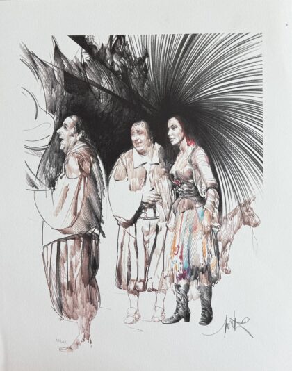 Raymond Moretti THE LORD OF LA MANCHA Hand Signed Limited Edition Lithograph