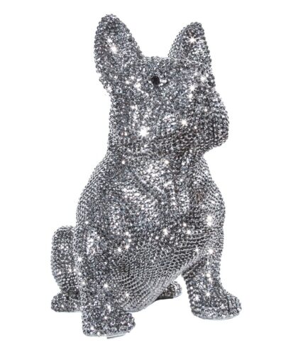 Rhinestone 11.5" French Bulldog Pop Art Sculpture