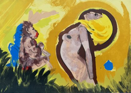 Robert Beauchamp BLONDE Hand Signed Limited Edition Lithograph