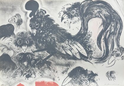 Robert Beauchamp THE DREAM Hand Signed Original Limited Edition Lithograph