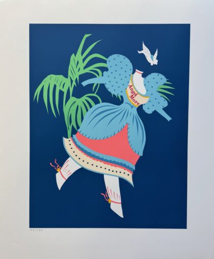 Robert Indiana ANGEL MORE 1977 Limited Edition Lithograph 24" x 20"