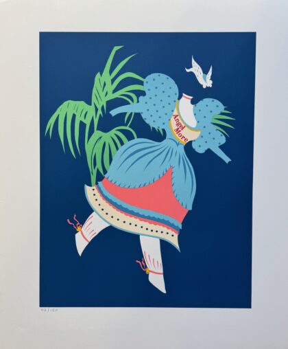 Robert Indiana ANGEL MORE 1977 Limited Edition Lithograph 24" x 20"