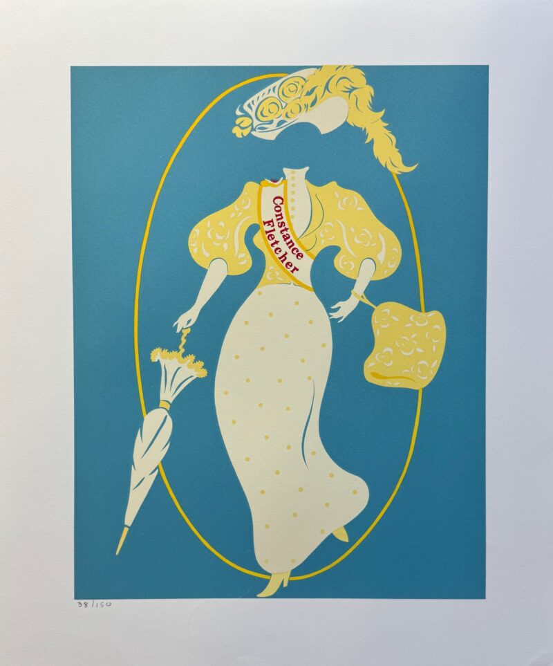 Robert Indiana CONSTANCE FLETCHER 1977 Limited Edition Lithograph 24" x 20"