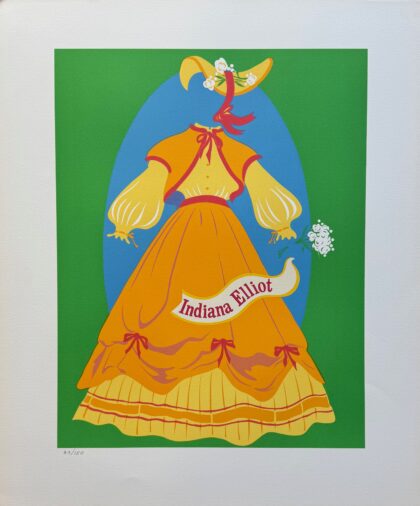 Robert Indiana INDIANA ELLIOT 1977 Limited Edition Lithograph 24" x 20"