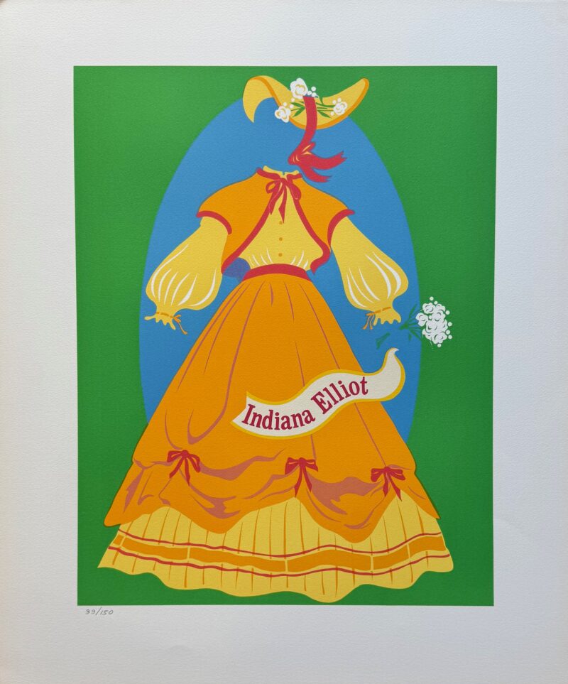 Robert Indiana INDIANA ELLIOT 1977 Limited Edition Lithograph 24" x 20"