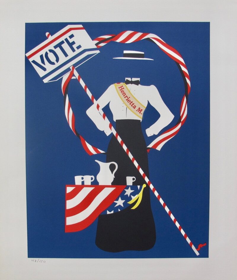 Robert Indiana HENRIETTA M. 1977 Limited Edition Lithograph 24" x 20"