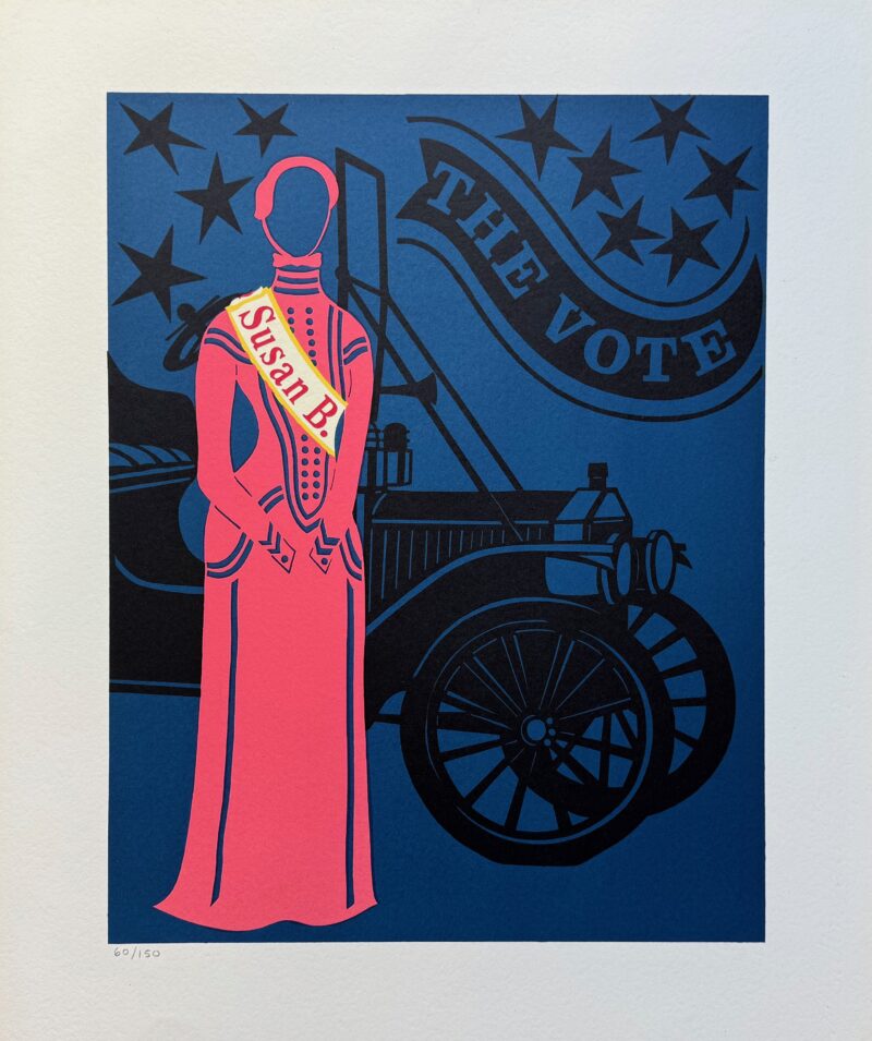 Robert Indiana SUSAN B. ANTHONY 1977 Limited Edition Lithograph 24" x 20"