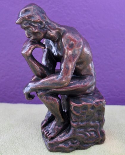 Auguste Rodin THE THINKER Small Statue Sculpture Figure