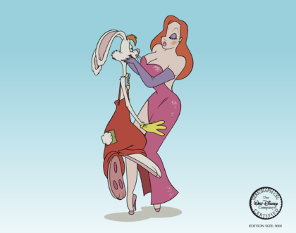 Roger Rabbit Horizontal Sericel