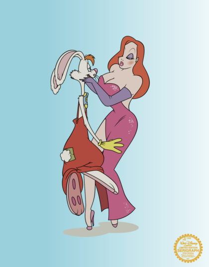 Roger Rabbit Vertical Sericel