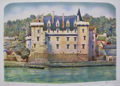 ROLF RAFFLEWSKI MONTSOREAU FRANCE Hand Signed Limited Edition Lithograph