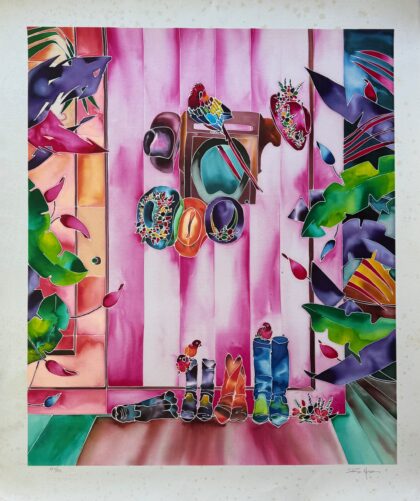 Ron Mondz AFTER THE RIDE Hand Signed Limited Edition Serigraph