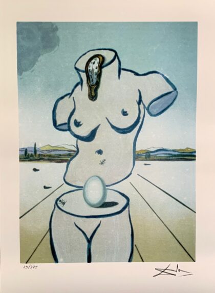 Salvador Dali BIRTH OF VENUS Facsimile Signed Limited Edition Giclee